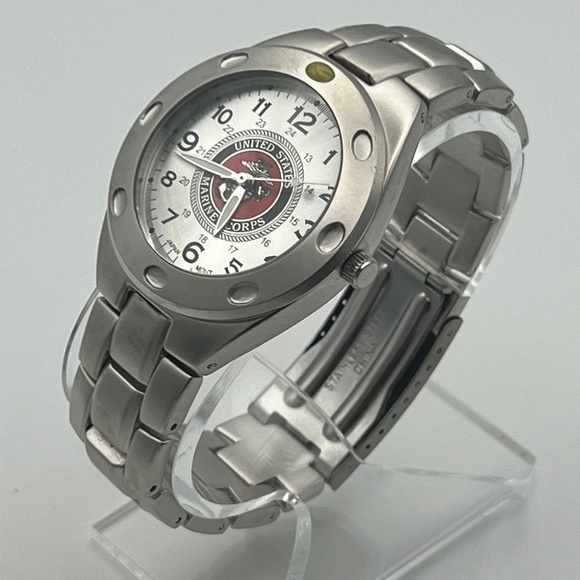 Accutime US Marine Corps Unisex Collectible Watch Working - Picture 5 of 9